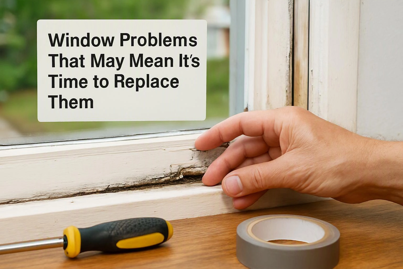 Window Problems That May Mean It’s Time to Replace Them